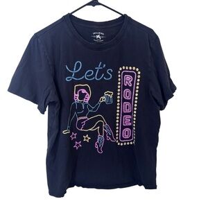 Idyllwind by Miranda Lambert Let's Rodeo Graphic distressed Tee - Size M